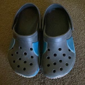 Crocs. Sharks  size J 2